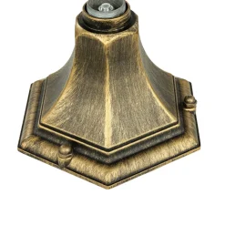 Gold Antike Wegeleuchte MILANO 1m hoch rustikal