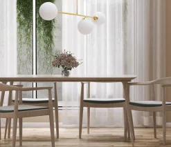 Goldene Deckenlampe Glaskugeln blendarm E27 Metall