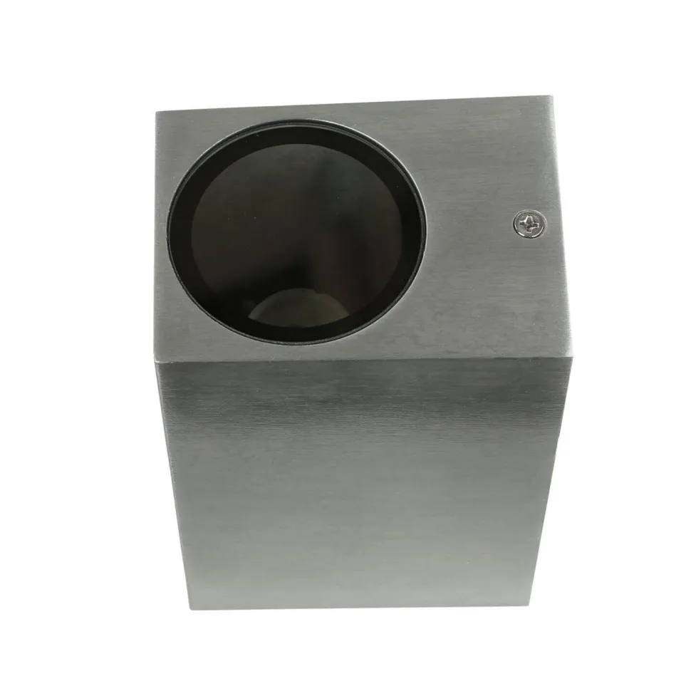 Graue Wandleuchte für außen Up & Down Spot AALBORG