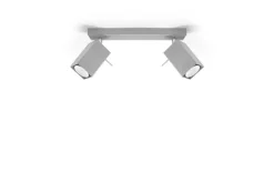 Grauer Strahler L:30cm Modern Metall FALERIA Wohnzimmer