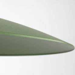 Grüne Hängelampe Glaskugel blendarm E27 Ø65 cm wohnlich