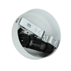 Große Hängeleuchte für Außen in Weiß Ø60cm