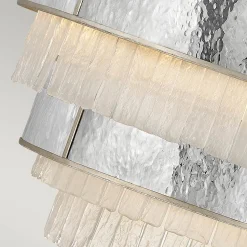 Große Hängeleuchte rund Ø 81,3 cm H: max. 409,4 cm 12x E14