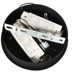 Große LED Pendelleuchte Schwarz Ø100 cm 80 W 2700 K