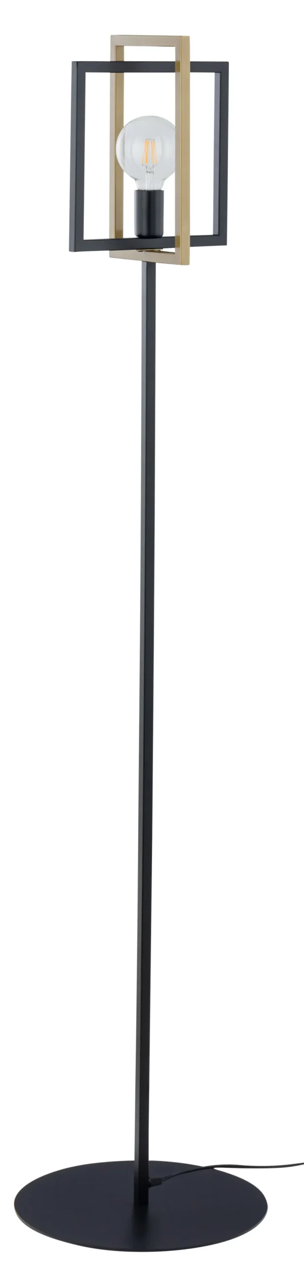 Große Stehlampe Schwarz Metall 161 cm E27 stylisch