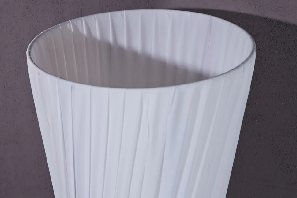 große Stehleuchte 160cm Retro extravagant weiß