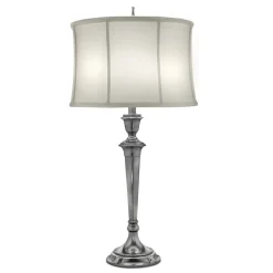 Große Tischleuchte MELLAENA 79 cm Wohnzimmer Nachttisch