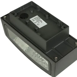 Halbrunde Außen Wandleuchte Modern in Anthrazit