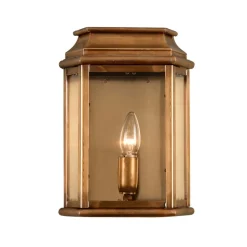 Handgefertigte Wandlampe SINCLAIR Messing Vintage