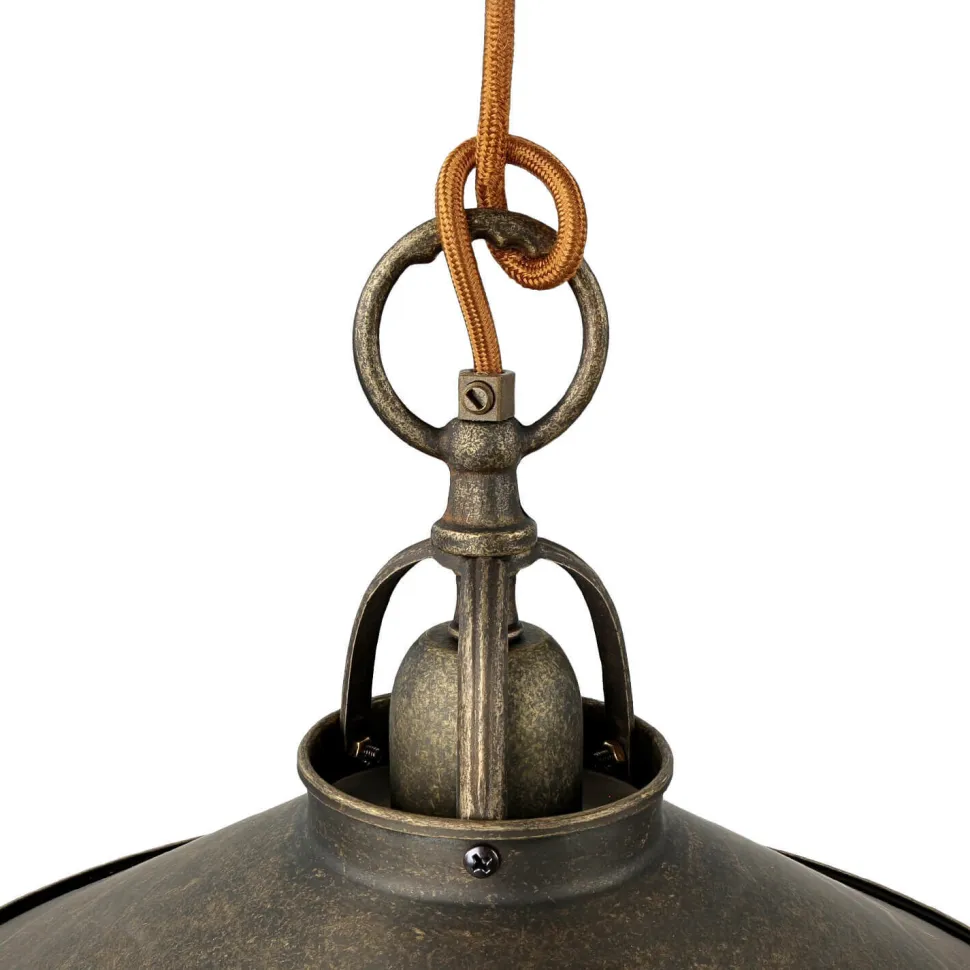 Höhenverstellbare Hängeleuchte Rustikal Bronze Antik