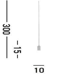 Hängelampe Aluminium in Silber E27 Ø10 cm Vintage