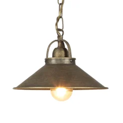 Hängelampe Antik Bronze Handarbeit