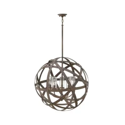 Hängelampe Antik Stahl Terrasse Ø67cm Vintage IP44