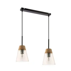 Hängelampe ARAVAE Glas in Bernstein Pendelleuchte