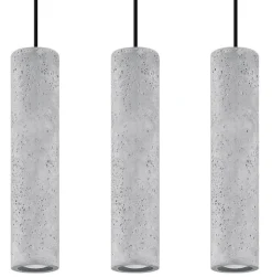 Hängelampe Beton Schirm wohnlich BRENNA Pendelleuchte