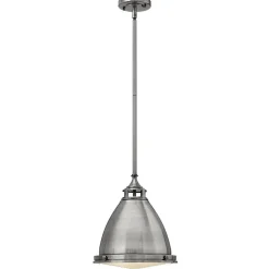 Hängelampe Esstisch Industrie Design Grau Nickel