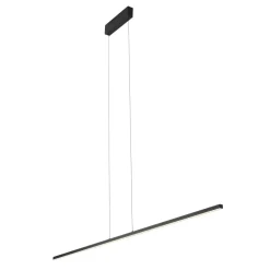 Hängelampe Esstisch LED Schwarz B: 180 cm lang
