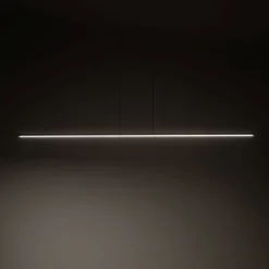 Hängelampe Esstisch LED Schwarz B: 180 cm lang