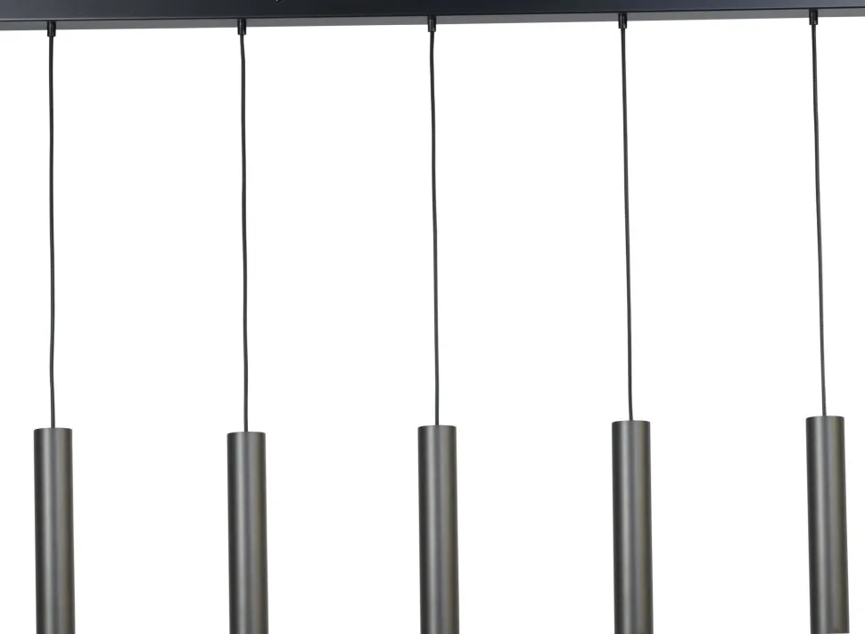 Hängelampe Esstisch Schwarz Metall höhenverstellbar