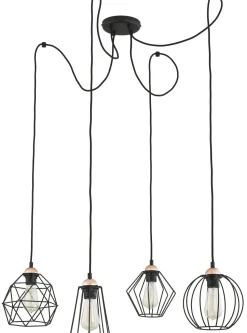 Hängelampe 4flmg Schwarz Galaxy