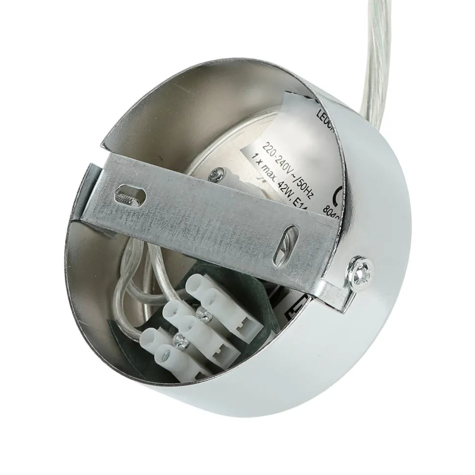 Hängelampe Glas Metall Glühbirnen-Design dekorativ E14