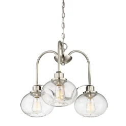 Hängelampe Glas Metall Vintage Design Esszimmer Esstisch