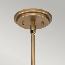 Hängelampe Glasschirm D: 32,4 cm rund H: max. 110 cm