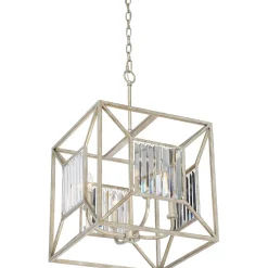 Hängelampe in Gold antik Metall Klassisch OLAVA