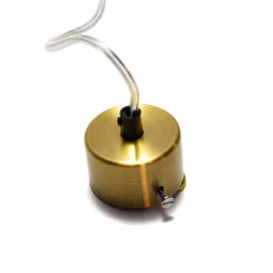 Hängelampe in Messing Ø5,5cm Metall Wohnzimmer