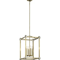 Hängelampe in Messing Metall Esszimmer Wohnzimmer DOMIDI