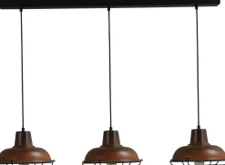 Hängelampe in Rost Braun