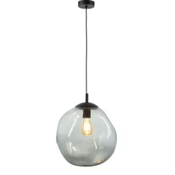 Hängelampe in Schwarz Kugel Esszimmer Leuchte E27