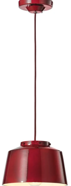 Hängelampe Keramik Metall E27 D: 23 cm H: max. 137 cm