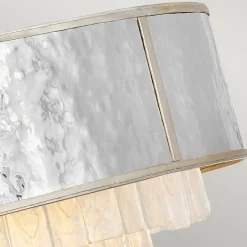 Hängelampe Kristall Edelstahl Ø 66 cm H: max. 386,2 cm rund