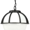 Hängelampe Kugel Ø30cm IP43 blendarm E27