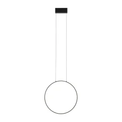 Hängelampe LED Schwarz 3000 K 560 lm Ring Ø 45 cm