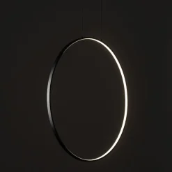 Hängelampe LED Schwarz 3000 K 560 lm Ring Ø 45 cm