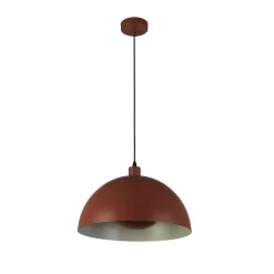 Hängelampe Loft E27 bis 60 W Ø40 cm Metall in Orange