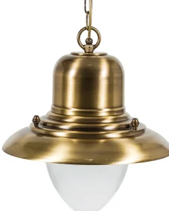Hängelampe Messing IP43 Maritim elegant IKARIA