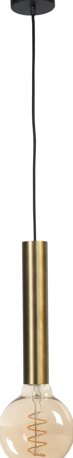 Hängelampe Messing Schwarz für E27 Metall ESJA