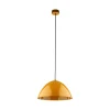 Hängelampe Metall Ø 34 cm H: max. 165 cm verstellbar Gelb E27