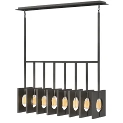 Hängelampe Metall E27 H: max. 142,9 cm länglich Modern