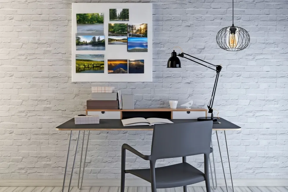 Hängelampe Metall E27 rund Ø25 cm Schwarz Retro Design