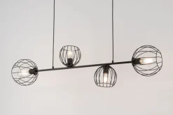 Hängelampe Metall E27 Schwarz Esszimmer Wohnzimmer