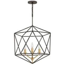 Hängelampe Metall geometrisch verstellbar E14 Esstisch