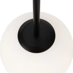 Hängelampe Metall Glas Ø 20 cm rund H: max. 222,5 cm