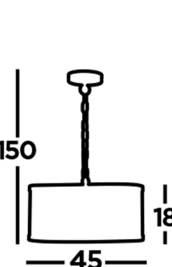 Hängelampe Metall Mesh Ø 45 cm rund 3x E27 in Gold