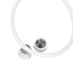 Hängelampe mit Stecker Weiß Käfig Schirm 5,5 m lang