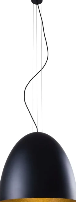 Hängelampe ORNELLA 5 flmg Schwarz Gold Esstisch