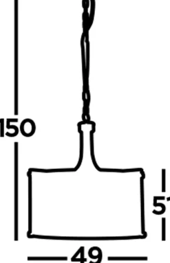Hängelampe rund Ø 50 cm Kristall Art Déco Schwarz Klar